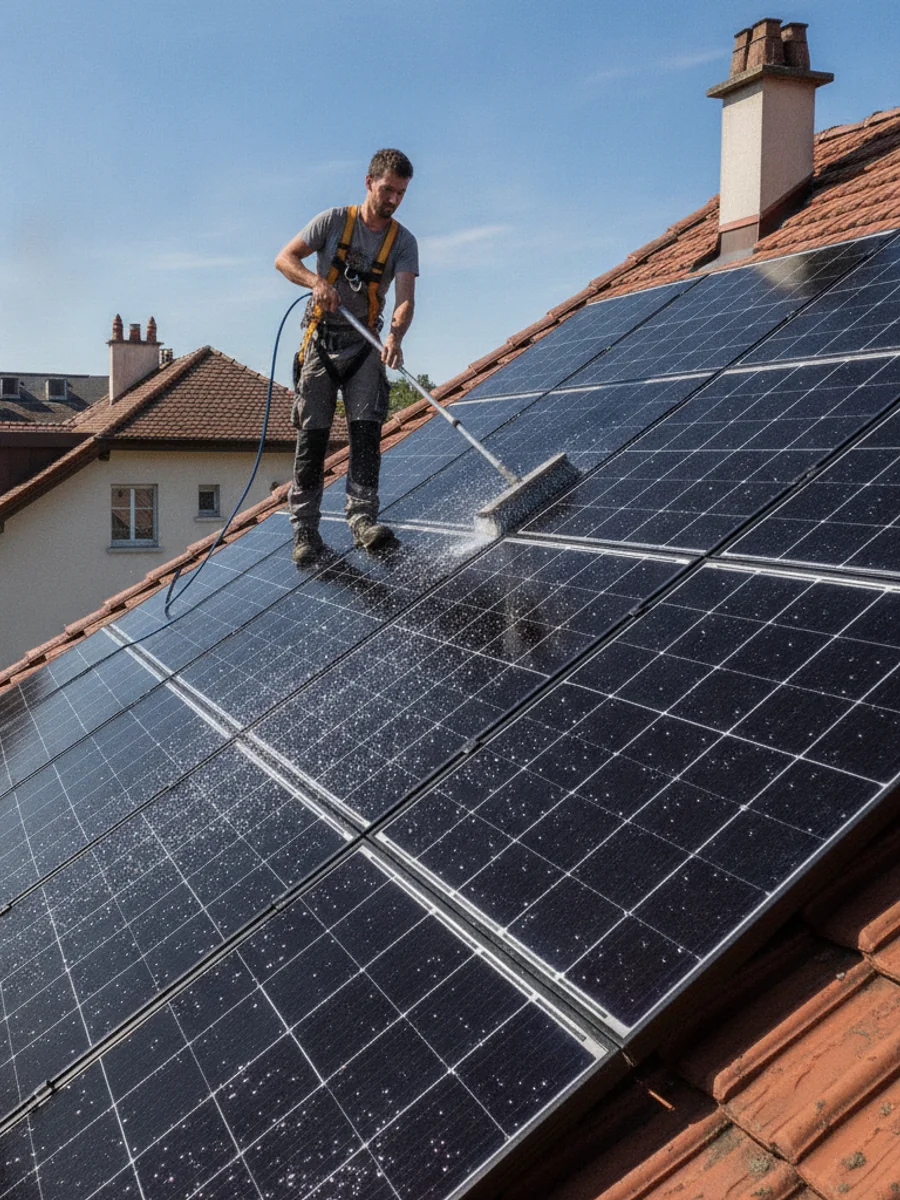 Maintenance & nettoyage de panneaux solaires à Onex Genève